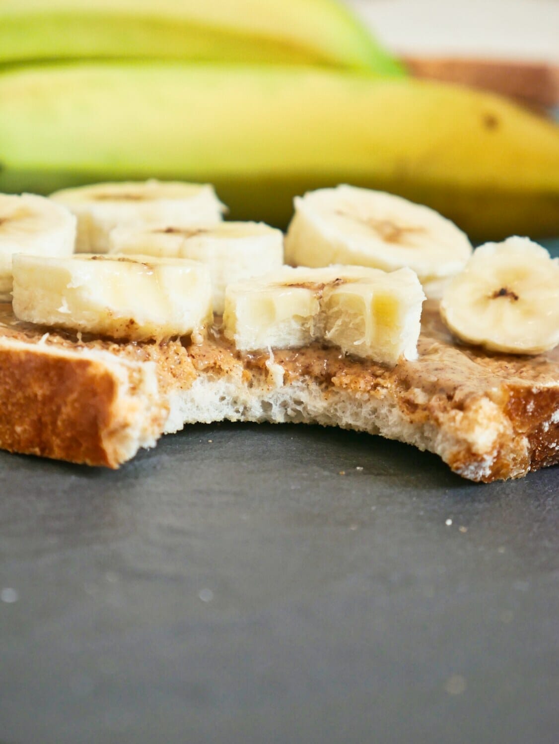 Almond Butter Banana Toast (Easy + Healthy) via @nofusskitchen