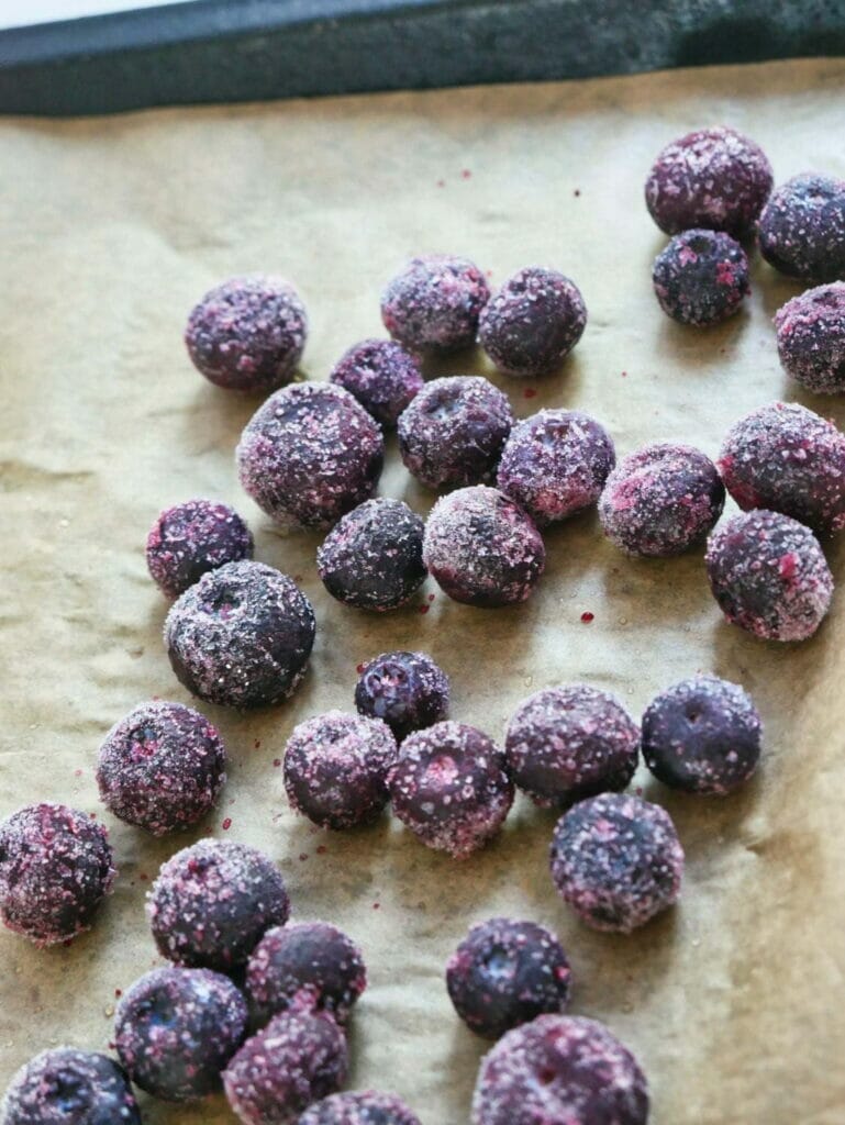 frozen blueberries