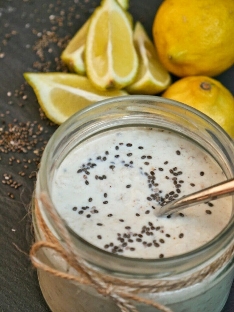 lemon overnight oats