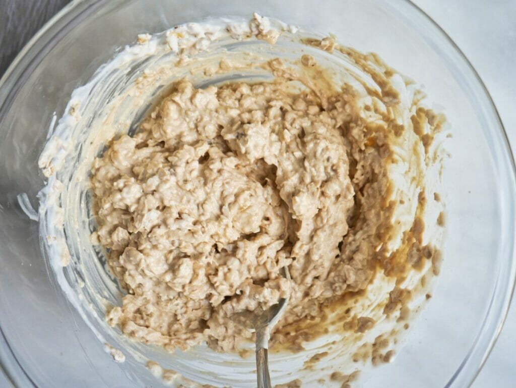 peanut butter overnight oats