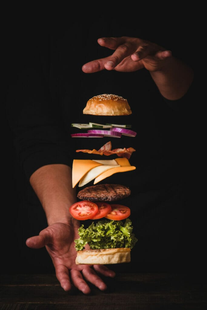 burger Instagram captions