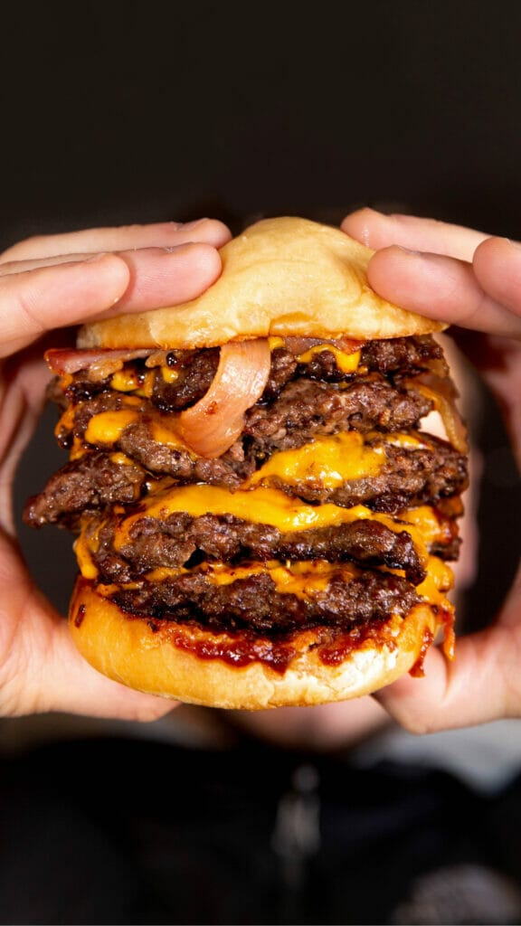 burger Instagram captions
