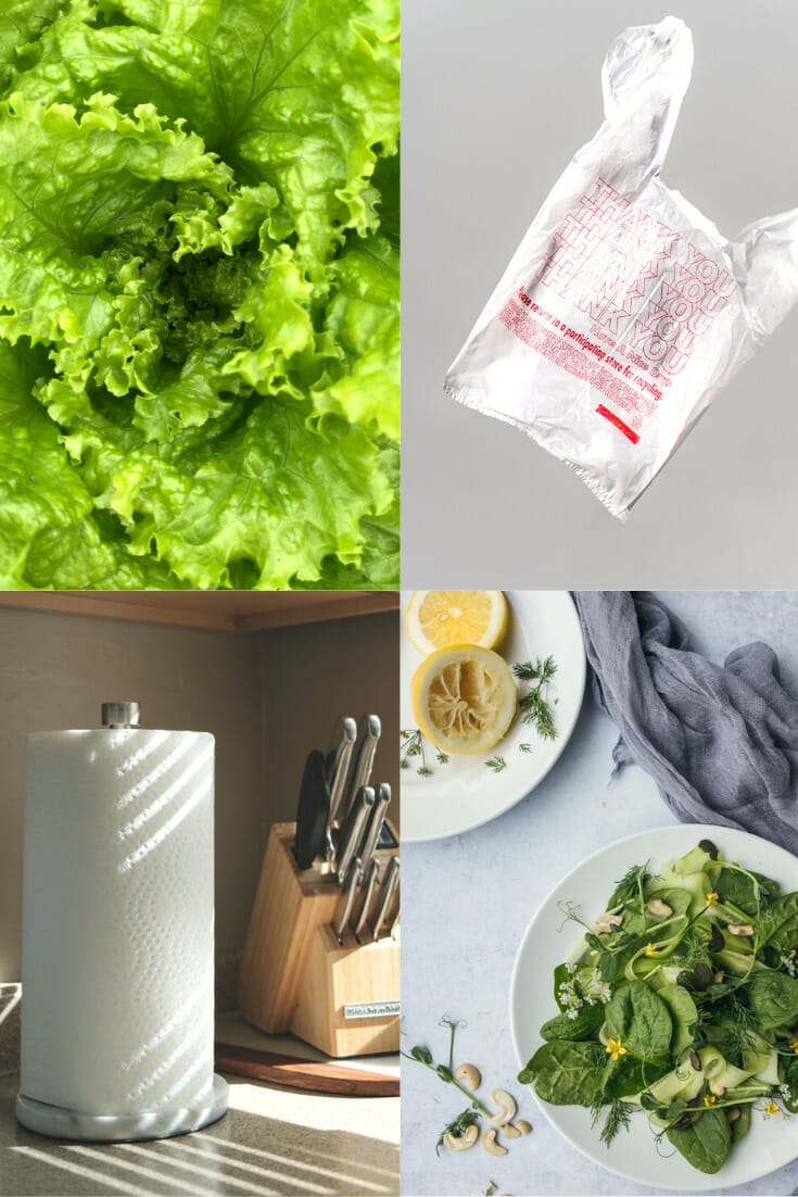 How to Dry Lettuce without a Salad Spinner (super easy!) via @nofusskitchen