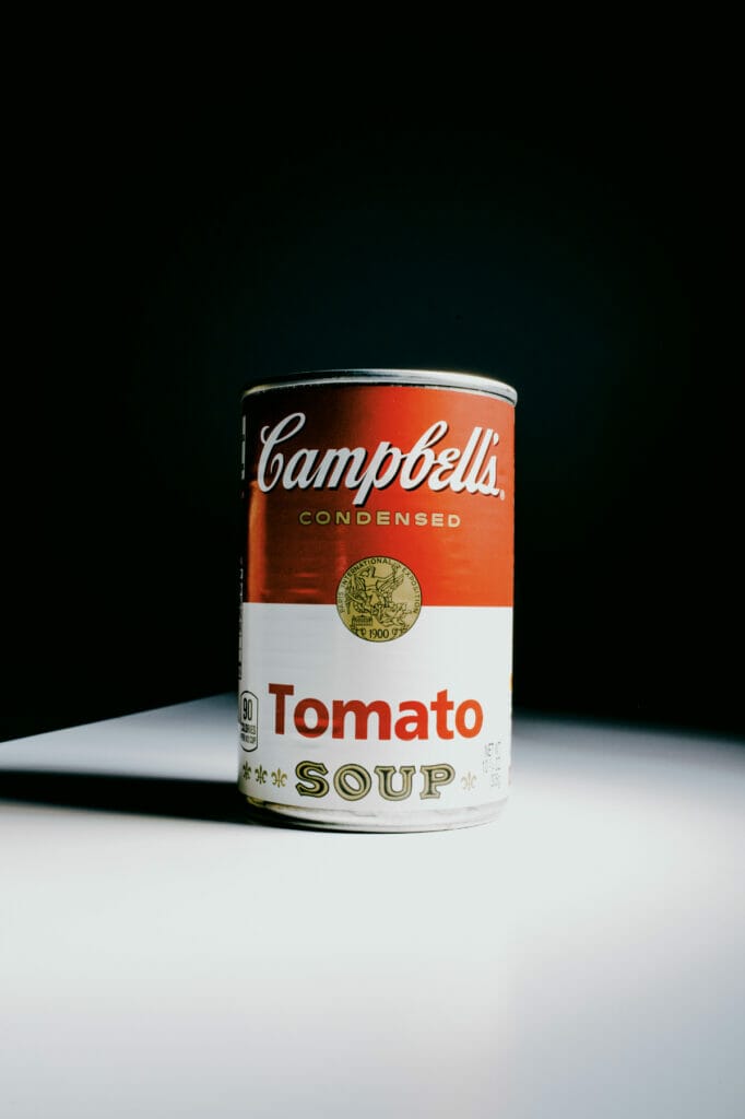 campbells tomato soup can