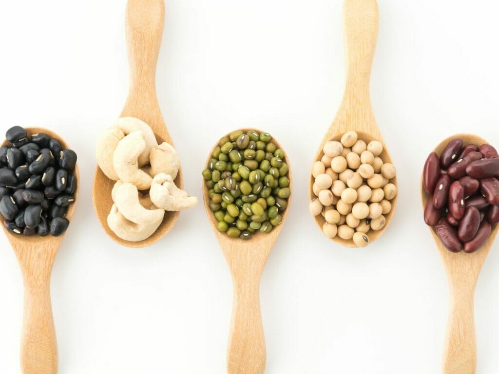 Different types of beans 