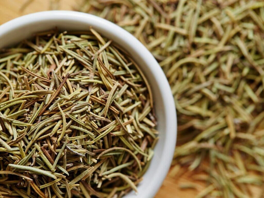 Dried rosemary substituted for fresh rosemary 