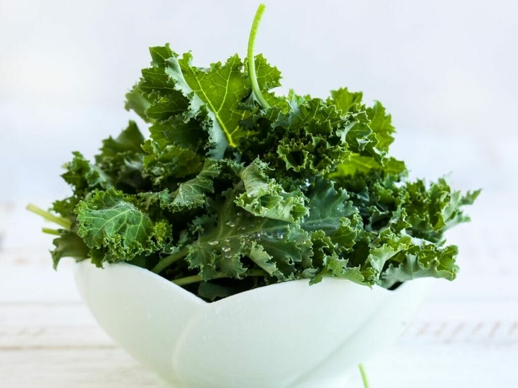 Kale in a bowl 