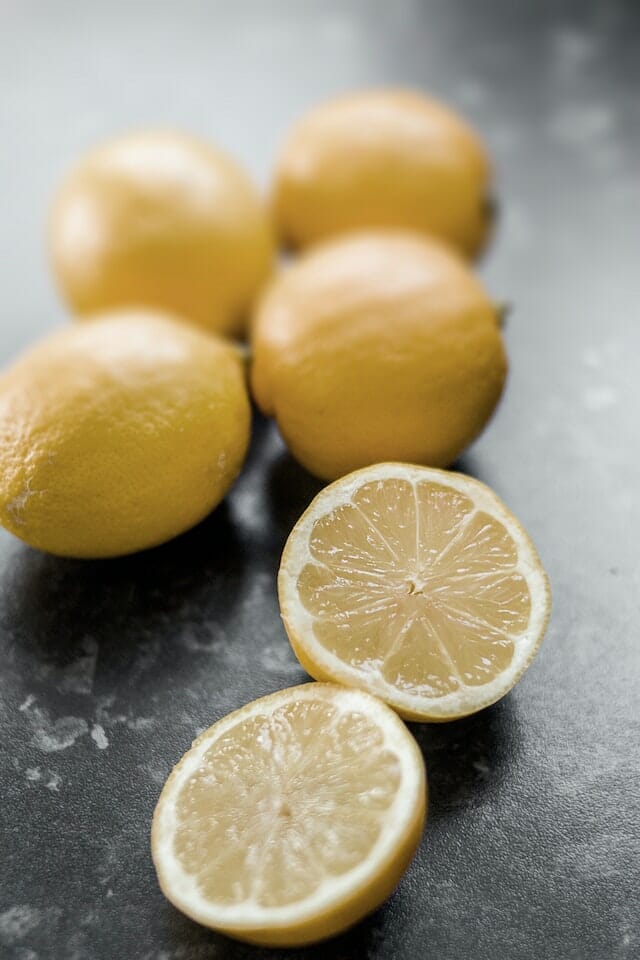 Lemons on the counter 