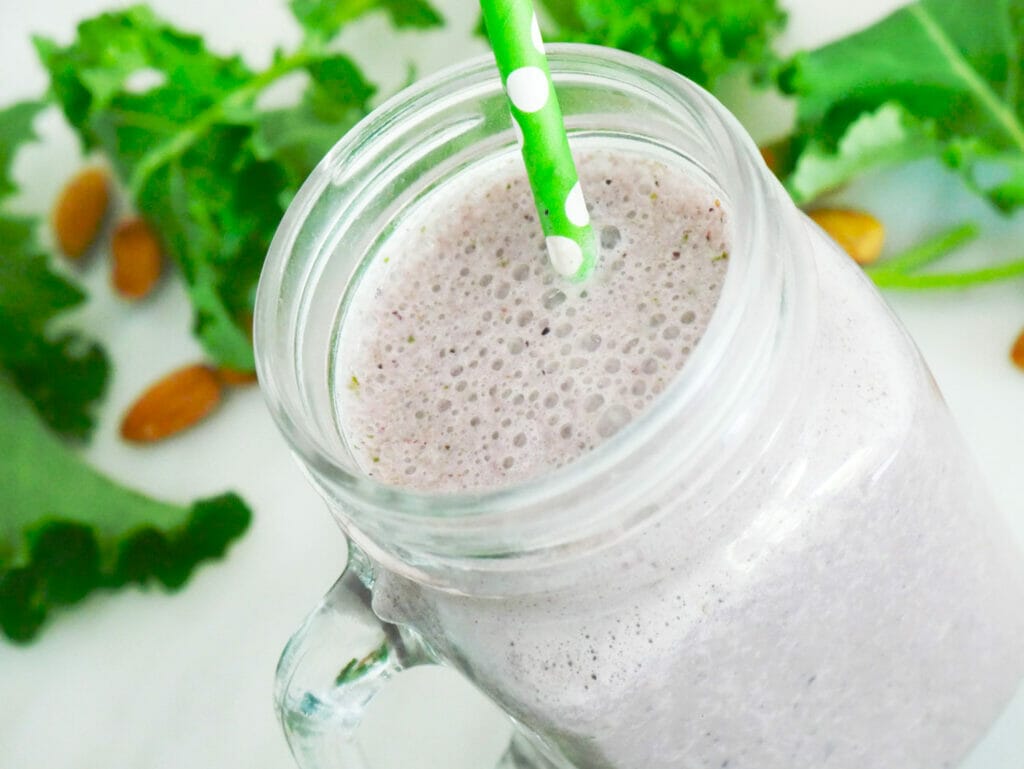 Ultimate Blueberry Kale Smoothie Recipe No Fuss Kitchen