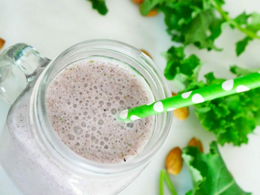 Ultimate blueberry kale smoothie recipe No Fuss Kitchen