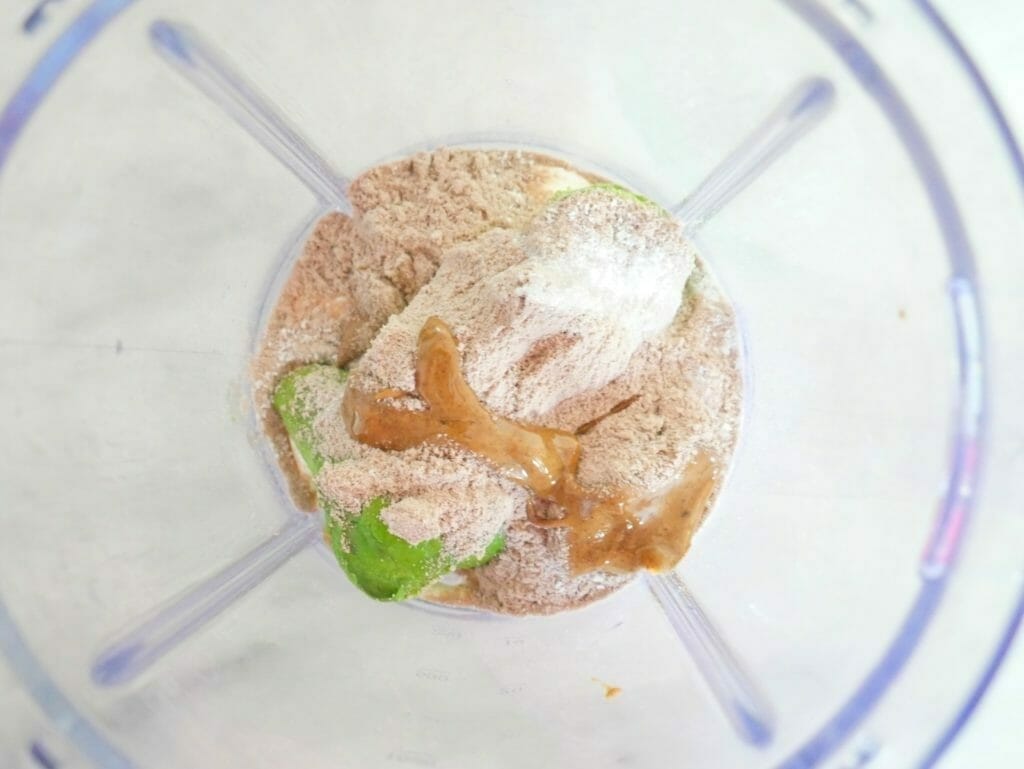 Chocolate almond butter protein shake smoothie (Keto Friendly!) No