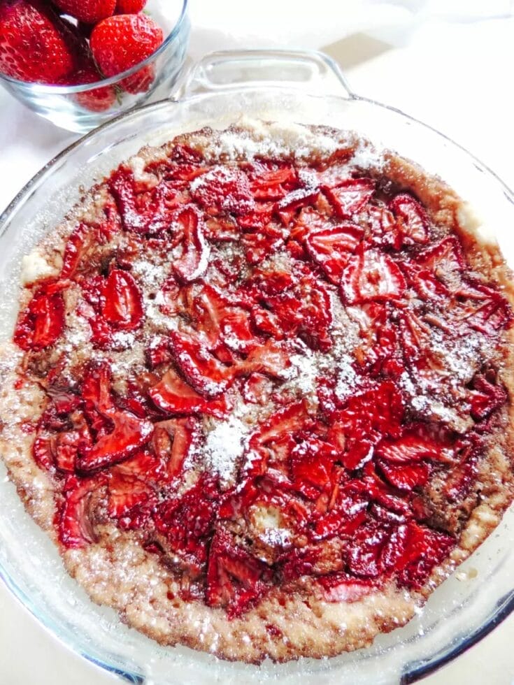 Strawberry Spoon Cake